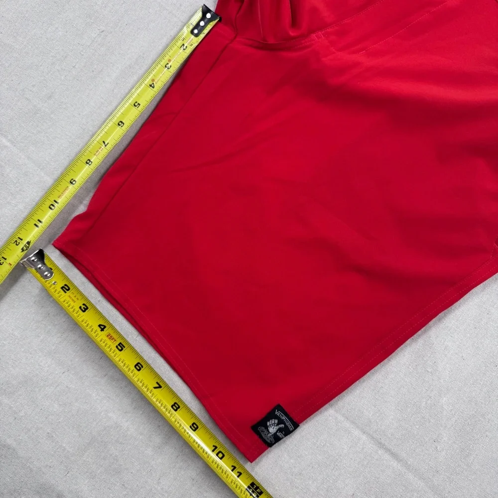 Vans Vanphibian Hybrid Board Shorts Mens 36‎ Red Stretch Swim Trunks Surf Walks